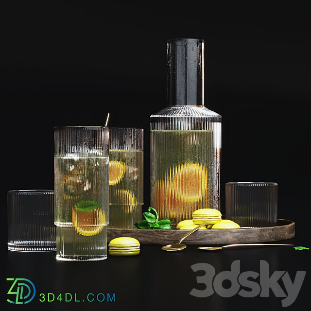 Lemonade Set 3D Models