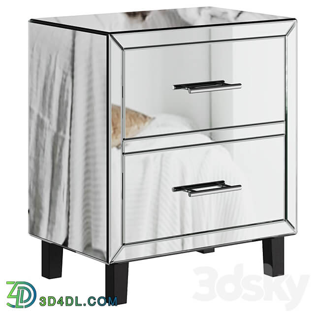 Alouette mirror cabinet by La Redoute Sideboard Chest of drawer 3D Models