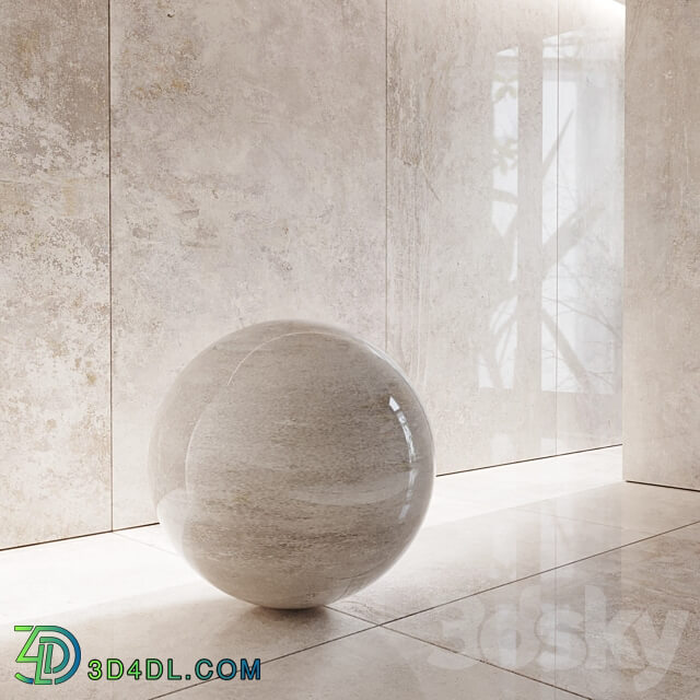 Porcelain tiles La Roche Blanc 3D Models