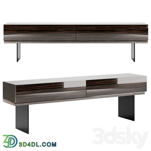 Lang Console Sideboard by Minotti Sideboard Chest of drawer 3D Models