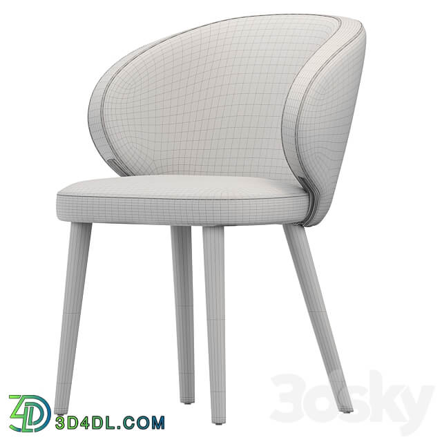 DINING CHAIR SANTI 3D Models