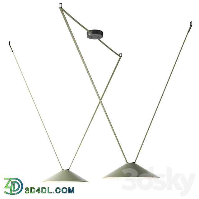 Vibia Plusminus Cone Pendant light 3D Models