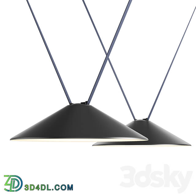 Vibia Plusminus Cone Pendant light 3D Models