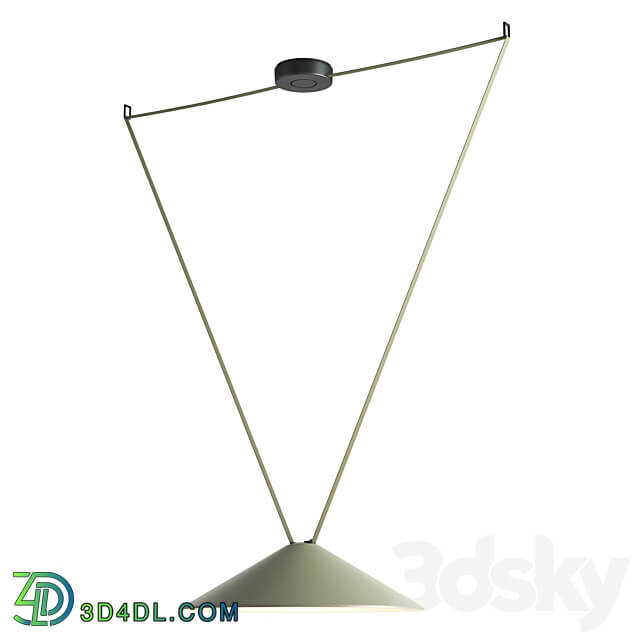 Vibia Plusminus Cone Pendant light 3D Models