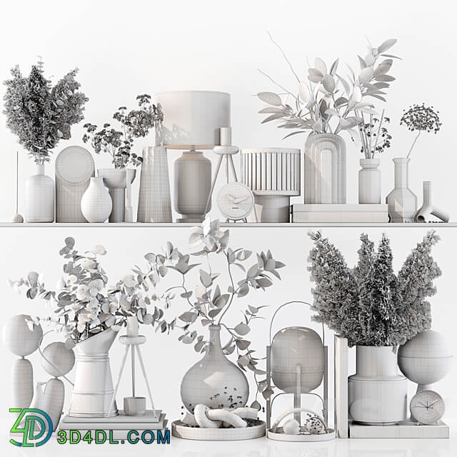 Decorative Set 115 3D Models