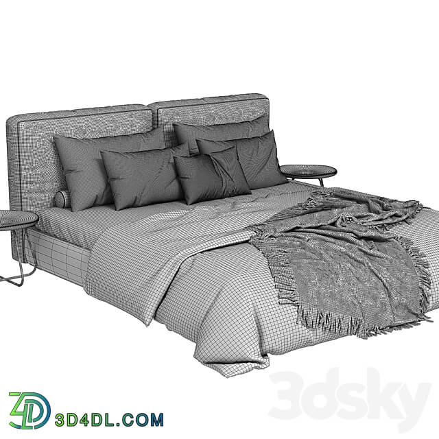 Dall 39 Agnese Comfort Bed Bed 3D Models