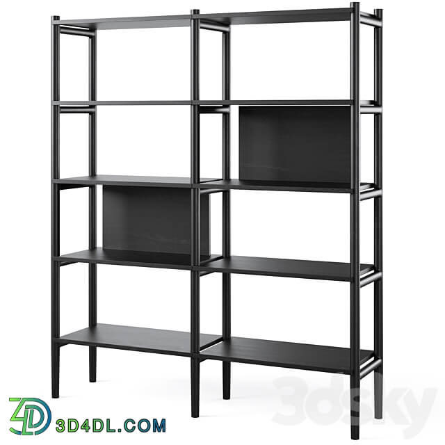 Bookcase HOLTON by Rowico Home 3D Models