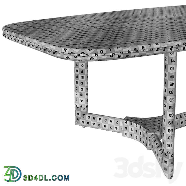 Visionnaire Morgan table 3D Models