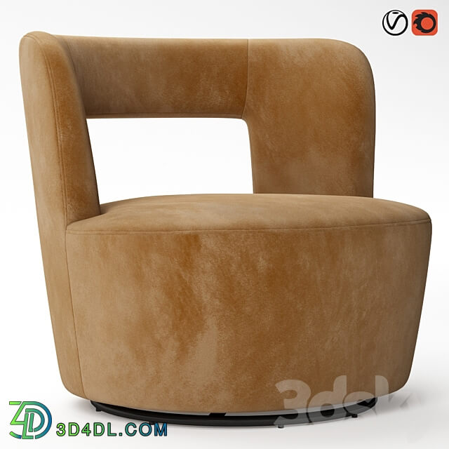 Millie Swivel Chair 3D Models