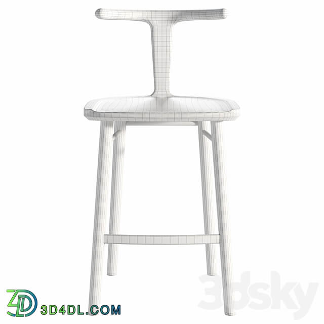 Oxbend Stool 3D Models