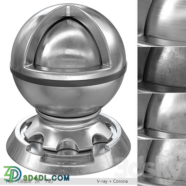 metal set 3D Models