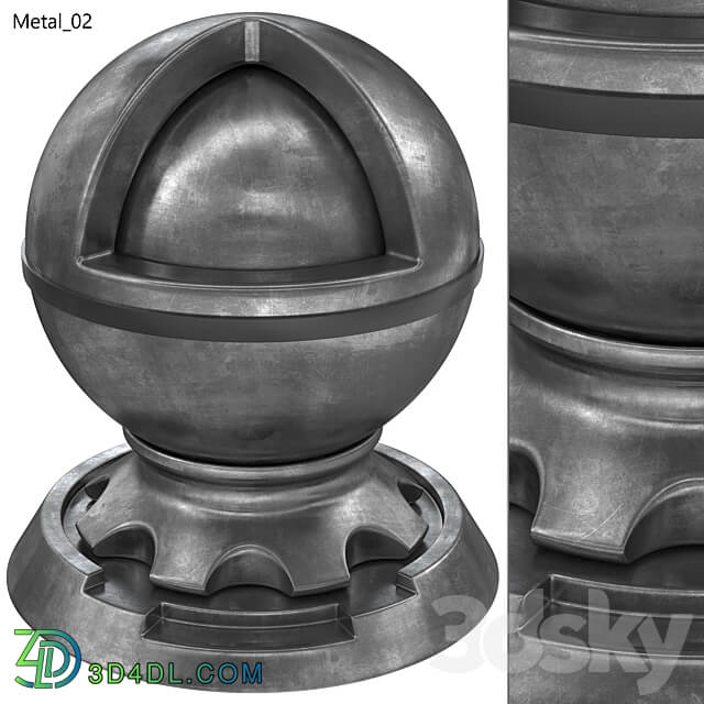 metal set 3D Models