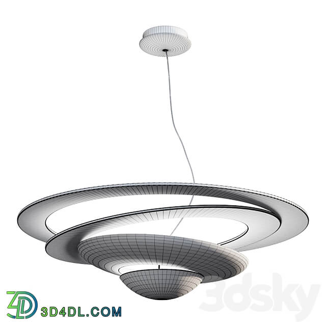 Chandelier ARTEMIDE PIRCE HANGLAMP lamp Pendant light 3D Models