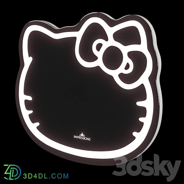 Hello Kitty LED 3D Models