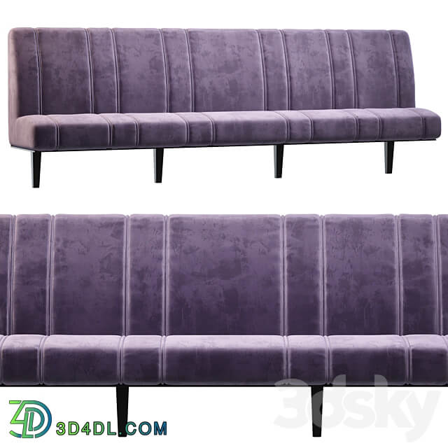 Sofa for restaurant cafe bar 3D Models