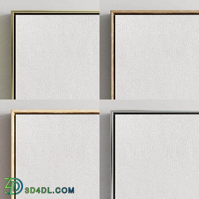 Plaster Two Photo Frame R 213 3D Models