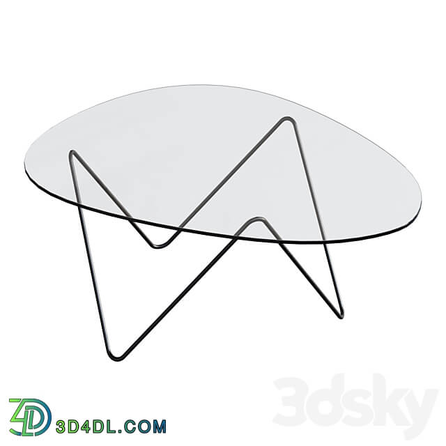 Coffee table GUBI PEDRERA SALONTAFEL coffee table 3D Models