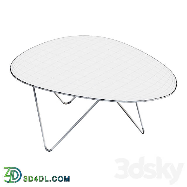 Coffee table GUBI PEDRERA SALONTAFEL coffee table 3D Models