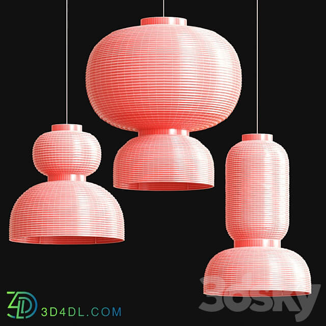 Formakami Collection by Jaime Hayon Pendant light 3D Models