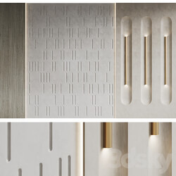 Decorative wall panel 4 3D Models 