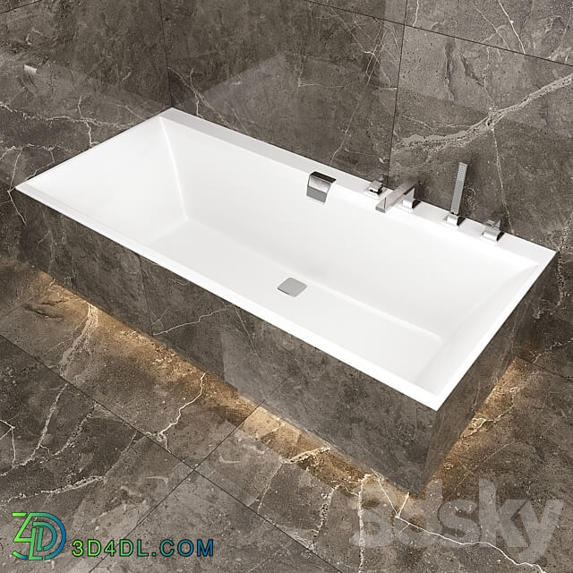 Bath Villeroy Boch Squaro Edge 12. 3D Models