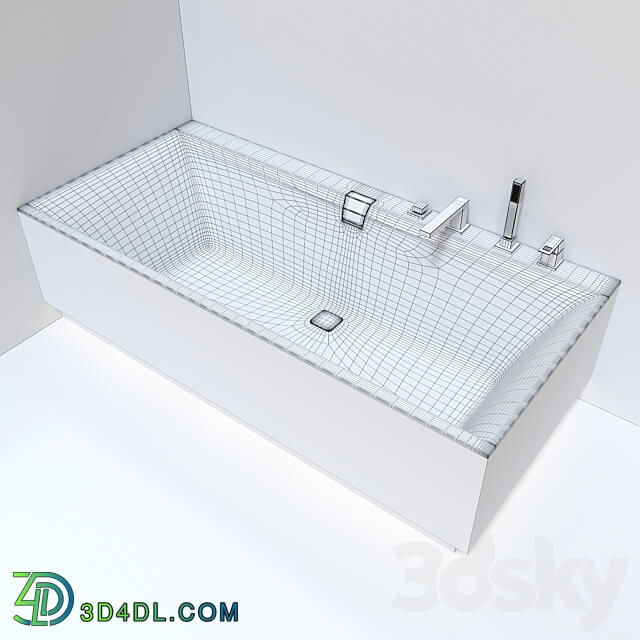 Bath Villeroy Boch Squaro Edge 12. 3D Models