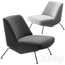 The Sleek armchair by Bonaldo 3D Models 