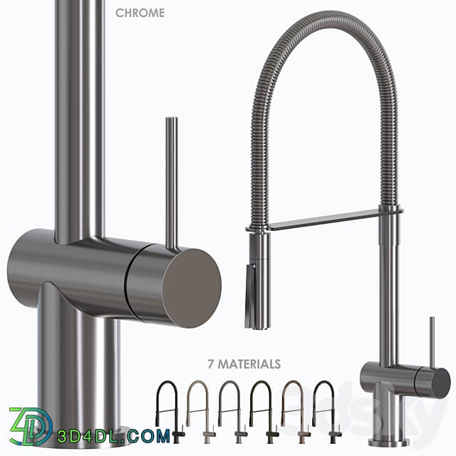 Kitchen Faucet 01 Faucet 3D Models