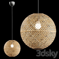 Kaseberga rattan pendant Lamp by IKEA Pendant light 3D Models 