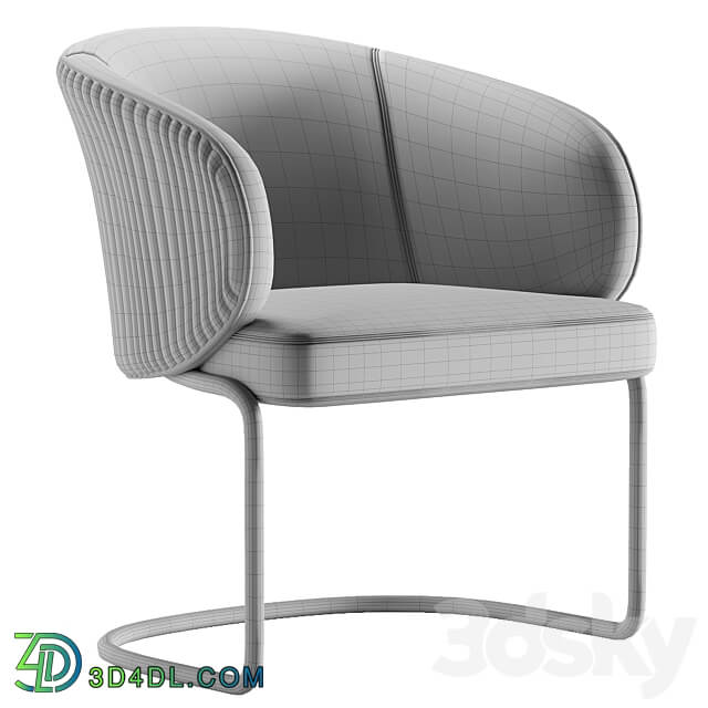 carmen steel chair 3D Models