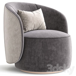 Fendi Casa Anabelle Armchair 3D Models 