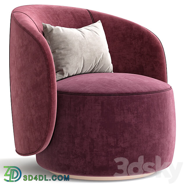 Fendi Casa Anabelle Armchair 3D Models