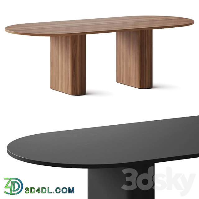 Arco Kami Oval 1 Dining 3D Models