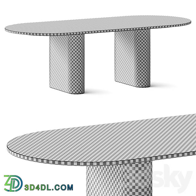 Arco Kami Oval 1 Dining 3D Models