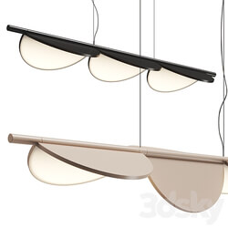 Flos Almendra S3 Linear Pendant Lamp Pendant light 3D Models 