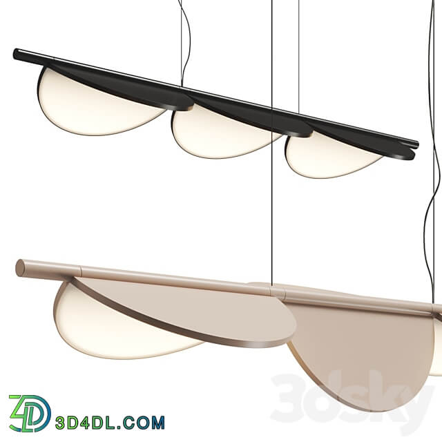 Flos Almendra S3 Linear Pendant Lamp Pendant light 3D Models