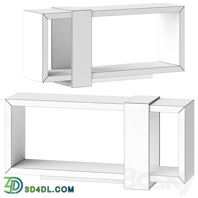 BERNHARDT Linea Console Table Sideboard Chest of drawer 3D Models