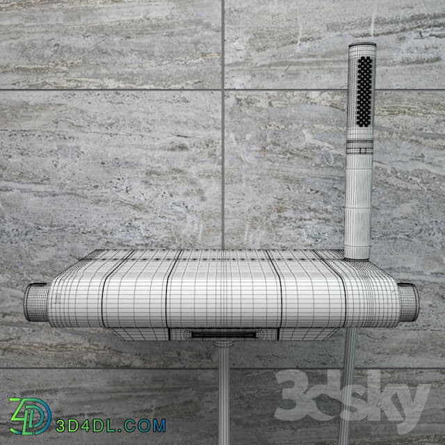 Thermostat Jacob Delafon Aparu E9113 CP bath with shower