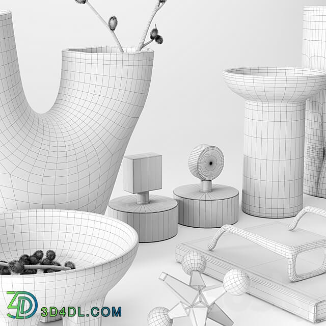 RH Decor set 2 3D Models