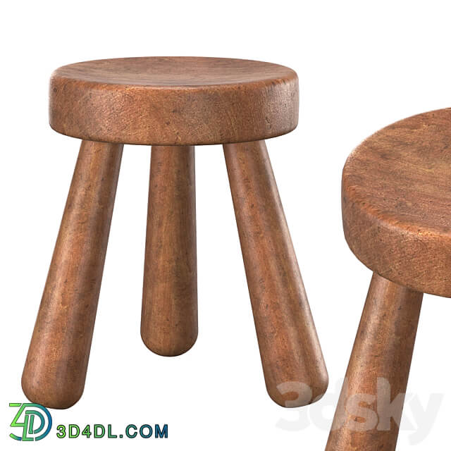 STOOL INGVAR HILDINGSSON 1940 3D Models