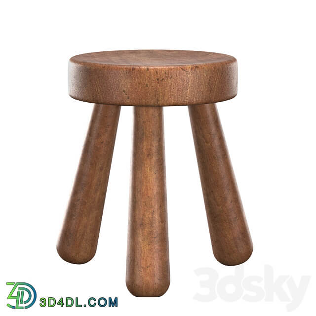 STOOL INGVAR HILDINGSSON 1940 3D Models