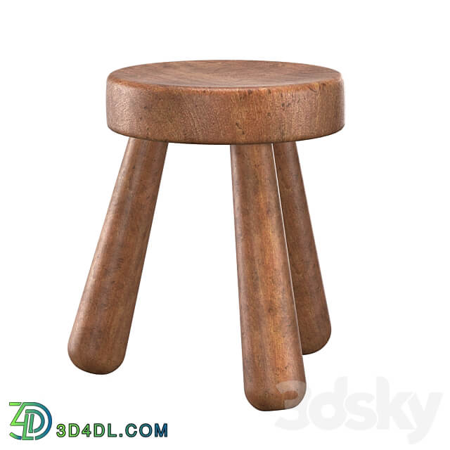 STOOL INGVAR HILDINGSSON 1940 3D Models