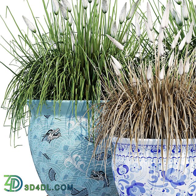 Porcelain grass 3D Models