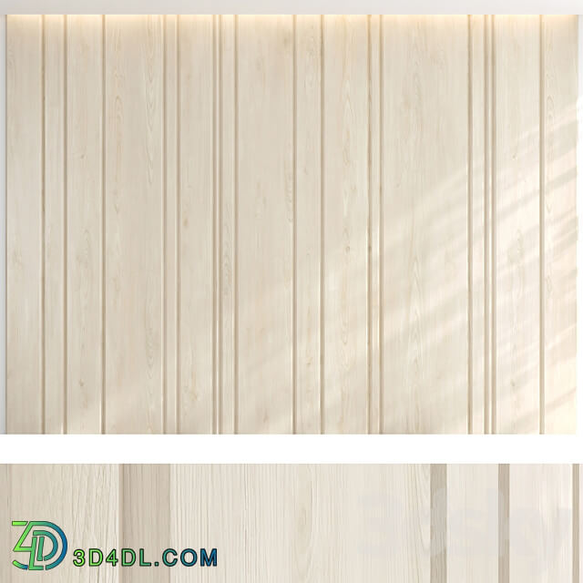 Wood panel set v01 3D Models