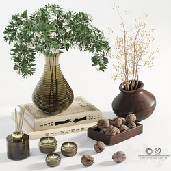 Decorative set 01 3D Models 