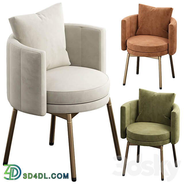 Minotti Torii chair 3D Models