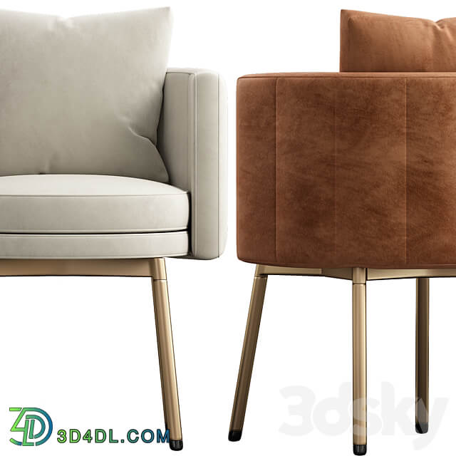 Minotti Torii chair 3D Models