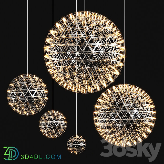 Raimond by Moooi Pendant light 3D Models