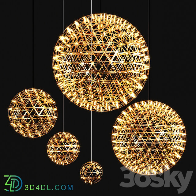 Raimond by Moooi Pendant light 3D Models