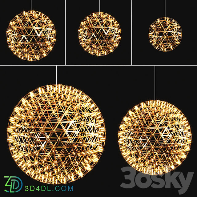 Raimond by Moooi Pendant light 3D Models